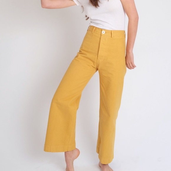 Jesse Kamm sailor pants in Caribbean gold - Picture 10 of 13